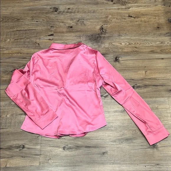 NWOT-Love Tree Vibrant Pink Shirt - Picture 8 of 9